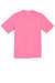 Sport-Tek ST340 Mens RacerMesh Moisture Wicking Short Sleeve Crewneck T-Shirt Bright Pink Flat Front