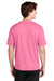 Sport-Tek ST340 Mens RacerMesh Moisture Wicking Short Sleeve Crewneck T-Shirt Bright Pink Model Back