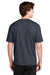 Sport-Tek ST340 Mens RacerMesh Moisture Wicking Short Sleeve Crewneck T-Shirt Graphite Grey Model Back