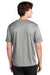 Sport-Tek ST340 Mens RacerMesh Moisture Wicking Short Sleeve Crewneck T-Shirt Heather Grey Model Back