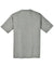 Sport-Tek ST340 Mens RacerMesh Moisture Wicking Short Sleeve Crewneck T-Shirt Heather Grey Flat Back