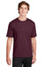 Sport-Tek ST340 Mens RacerMesh Moisture Wicking Short Sleeve Crewneck T-Shirt Maroon Model Front