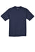 Sport-Tek ST340 Mens RacerMesh Moisture Wicking Short Sleeve Crewneck T-Shirt True Navy Blue Flat Front