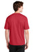 Sport-Tek ST340 Mens RacerMesh Moisture Wicking Short Sleeve Crewneck T-Shirt True Red Model Back