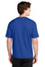 Sport-Tek ST340 Mens RacerMesh Moisture Wicking Short Sleeve Crewneck T-Shirt True Royal Blue Model Back