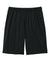 Sport-Tek ST349P Mens PosiCharge Competitor Athletic Shorts w/ Pockets Black Flat Back