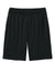 Sport-Tek ST349P Mens PosiCharge Competitor Athletic Shorts w/ Pockets Black Flat Front