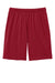 Sport-Tek ST349P Mens PosiCharge Competitor Athletic Shorts w/ Pockets Deep Red Flat Back