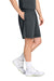 Sport-Tek ST349P Mens PosiCharge Competitor Athletic Shorts w/ Pockets Iron Grey Model Side