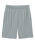 Sport-Tek ST349P Mens PosiCharge Competitor Athletic Shorts w/ Pockets Silver Grey Flat Front