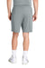 Sport-Tek ST349P Mens PosiCharge Competitor Athletic Shorts w/ Pockets Silver Grey Model Back