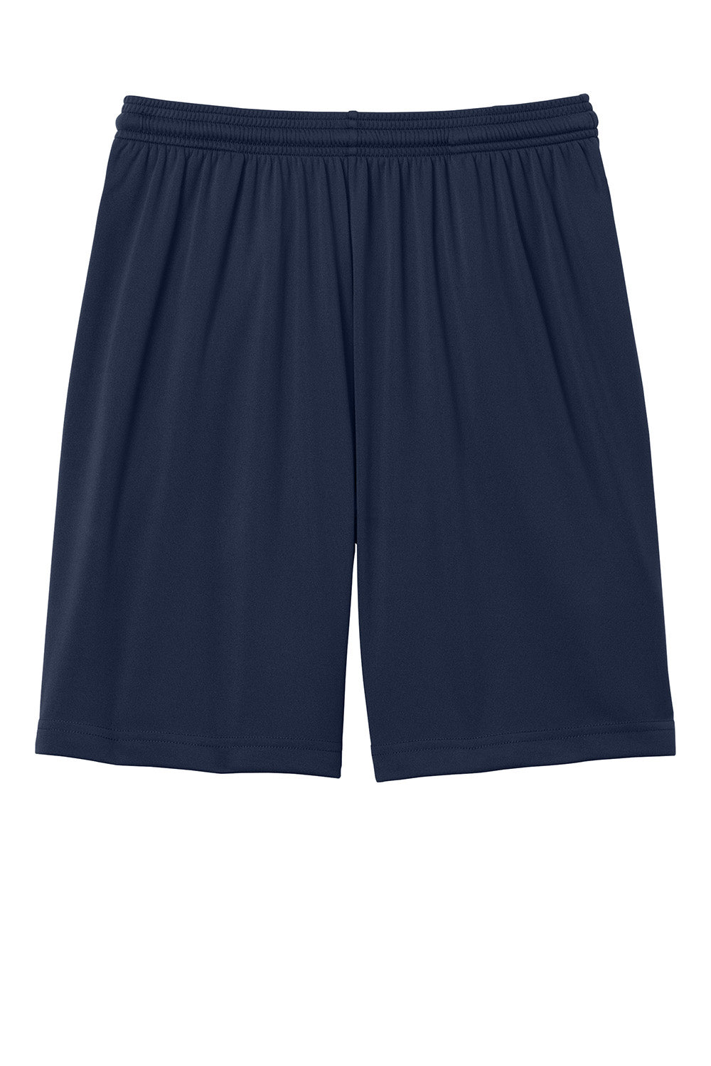 Sport-Tek ST349P Mens PosiCharge Competitor Athletic Shorts w/ Pockets True Navy Blue Flat Back