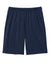 Sport-Tek ST349P Mens PosiCharge Competitor Athletic Shorts w/ Pockets True Navy Blue Flat Back