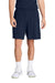 Sport-Tek ST349P Mens PosiCharge Competitor Athletic Shorts w/ Pockets True Navy Blue Model Front