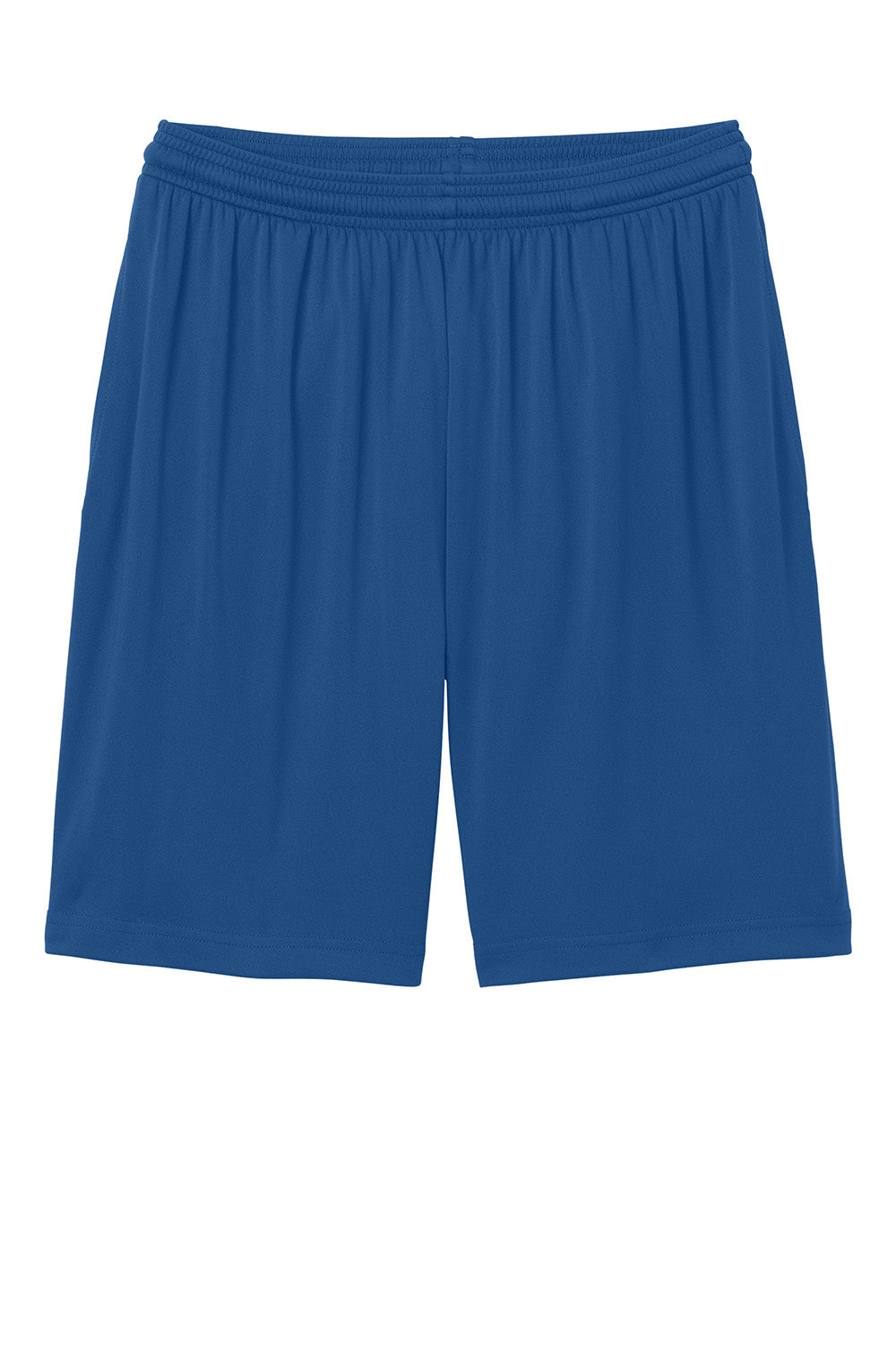 Sport-Tek ST349P Mens PosiCharge Competitor Athletic Shorts w/ Pockets True Royal Blue Flat Front