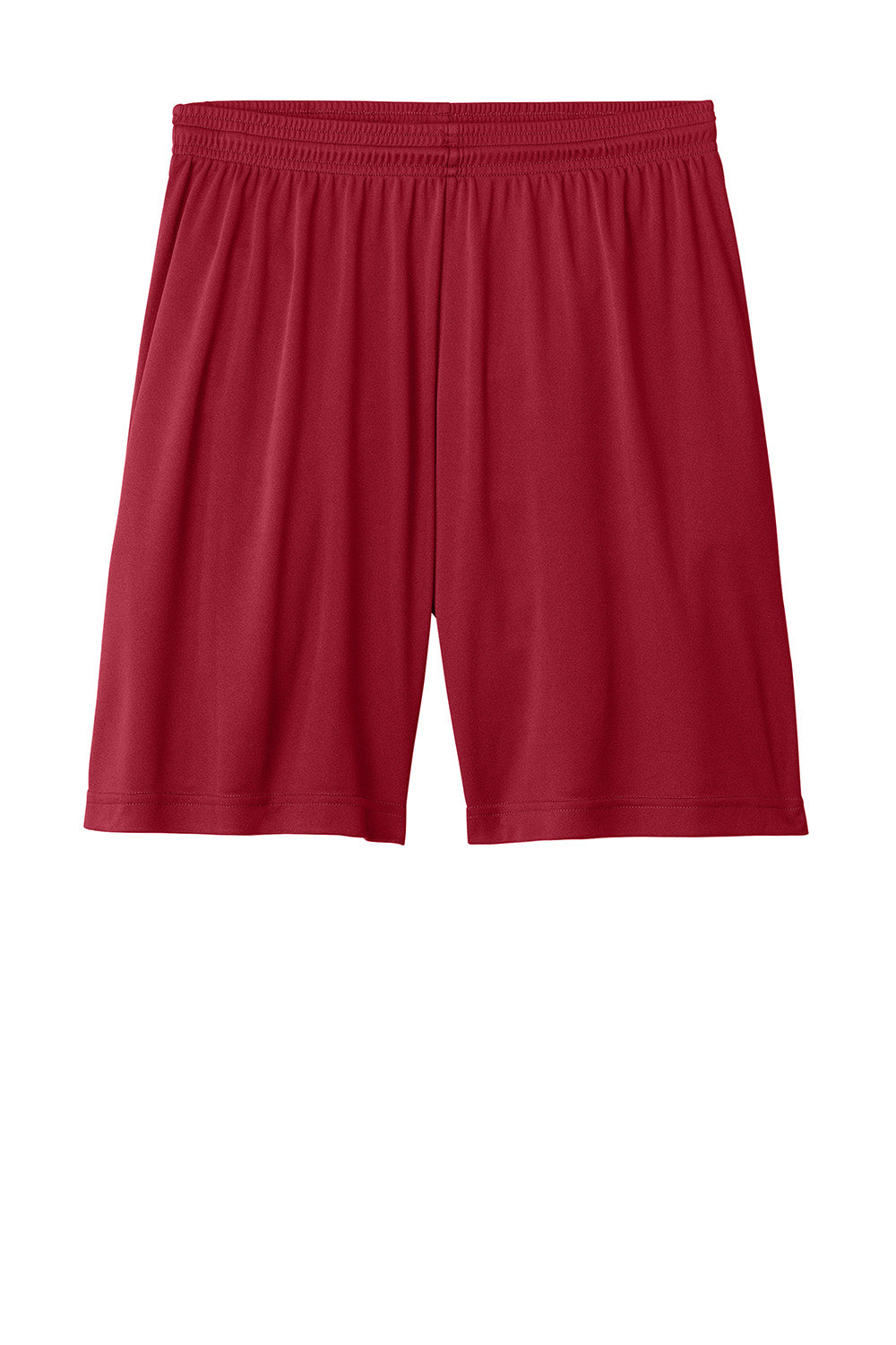 Sport-Tek ST349 Mens PosiCharge Competitor Athletic Shorts Deep Red Flat Front