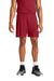 Sport-Tek ST349 Mens PosiCharge Competitor Athletic Shorts Deep Red Model Front