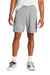 Sport-Tek ST349 Mens PosiCharge Competitor Athletic Shorts Silver Grey Model Front