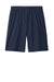 Sport-Tek ST349 Mens PosiCharge Competitor Athletic Shorts True Navy Blue Flat Back