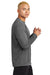 Sport-Tek ST350LS/TST350LS Mens Competitor Moisture Wicking Long Sleeve Crewneck T-Shirt Iron Grey Model Side