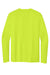 Sport-Tek ST350LS/TST350LS Mens Competitor Moisture Wicking Long Sleeve Crewneck T-Shirt Neon Yellow Flat Back