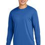 Sport-Tek Mens Competitor Moisture Wicking Long Sleeve Crewneck T-Shirt - Royal Blue