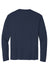 Sport-Tek ST350LS/TST350LS Mens Competitor Moisture Wicking Long Sleeve Crewneck T-Shirt True Navy Blue Flat Back