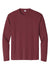 Sport-Tek ST350LS/TST350LS Mens Competitor Moisture Wicking Long Sleeve Crewneck T-Shirt Maroon Flat Front