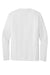 Sport-Tek ST350LS/TST350LS Mens Competitor Moisture Wicking Long Sleeve Crewneck T-Shirt White Flat Back