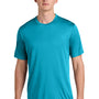 Sport-Tek Mens Competitor Moisture Wicking Short Sleeve Crewneck T-Shirt - Atomic Blue