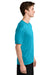 Sport-Tek ST350/TST350 Mens Competitor Moisture Wicking Short Sleeve Crewneck T-Shirt Atomic Blue Model Side