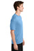 Sport-Tek ST350/TST350 Mens Competitor Moisture Wicking Short Sleeve Crewneck T-Shirt Carolina Blue Model Side