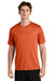 Sport-Tek ST350/TST350 Mens Competitor Moisture Wicking Short Sleeve Crewneck T-Shirt Deep Orange Model Front