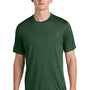 Sport-Tek Mens Competitor Moisture Wicking Short Sleeve Crewneck T-Shirt - Forest Green