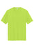 Sport-Tek ST350/TST350 Mens Competitor Moisture Wicking Short Sleeve Crewneck T-Shirt Lime Shock Green Flat Front