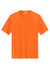 Sport-Tek ST350/TST350 Mens Competitor Moisture Wicking Short Sleeve Crewneck T-Shirt Neon Orange Flat Front