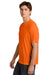 Sport-Tek ST350/TST350 Mens Competitor Moisture Wicking Short Sleeve Crewneck T-Shirt Neon Orange Model Side