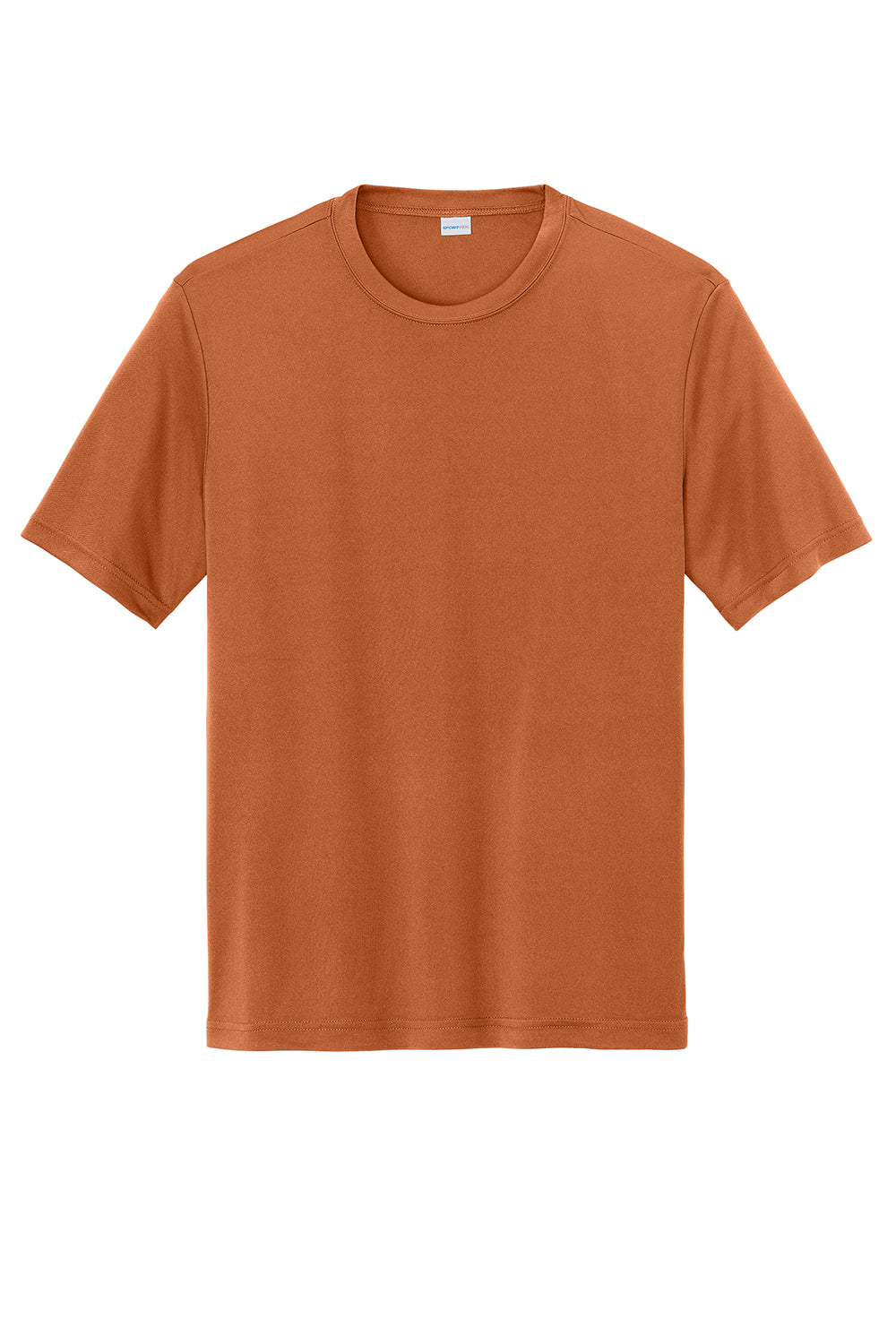 Sport-Tek ST350/TST350 Mens Competitor Moisture Wicking Short Sleeve Crewneck T-Shirt Texas Orange Flat Front