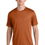 Sport-Tek Mens Competitor Moisture Wicking Short Sleeve Crewneck T-Shirt - Texas Orange