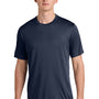 Sport-Tek Mens Competitor Moisture Wicking Short Sleeve Crewneck T-Shirt - True Navy Blue