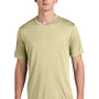 Sport-Tek Mens Competitor Moisture Wicking Short Sleeve Crewneck T-Shirt - Vegas Gold