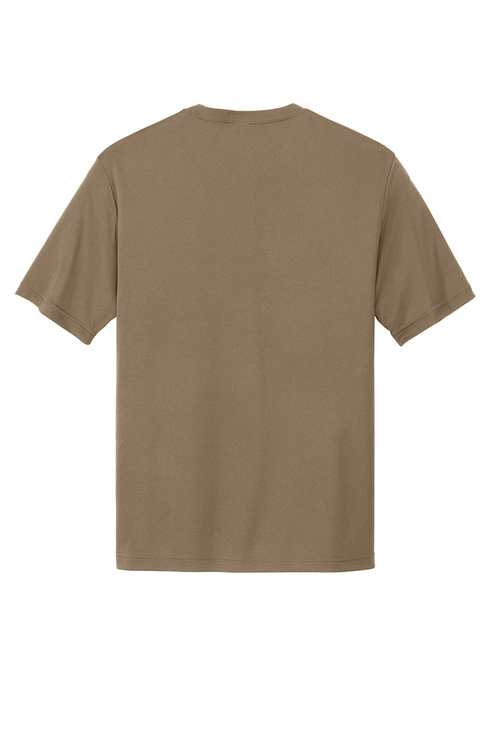 Sport-Tek ST350/TST350 Mens Competitor Moisture Wicking Short Sleeve Crewneck T-Shirt Woodland Brown Flat Back