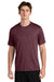 Sport-Tek ST350/TST350 Mens Competitor Moisture Wicking Short Sleeve Crewneck T-Shirt Maroon Model Front