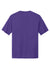 Sport-Tek ST350/TST350 Mens Competitor Moisture Wicking Short Sleeve Crewneck T-Shirt Purple Flat Back