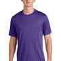 Sport-Tek Mens Competitor Moisture Wicking Short Sleeve Crewneck T-Shirt - Purple