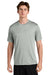 Sport-Tek ST350/TST350 Mens Competitor Moisture Wicking Short Sleeve Crewneck T-Shirt Silver Grey Model Front