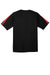 Sport-Tek ST351 Mens Competitor Moisture Wicking Short Sleeve Crewneck T-Shirt Black/True Red Flat Back