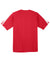 Sport-Tek ST351 Mens Competitor Moisture Wicking Short Sleeve Crewneck T-Shirt True Red/White Flat Back