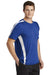 Sport-Tek ST351 Mens Competitor Moisture Wicking Short Sleeve Crewneck T-Shirt True Royal Blue/White Model 3q