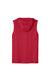 Sport-Tek ST352H Mens Competitor Hooded Tank Top Hoodie Deep Red Flat Back